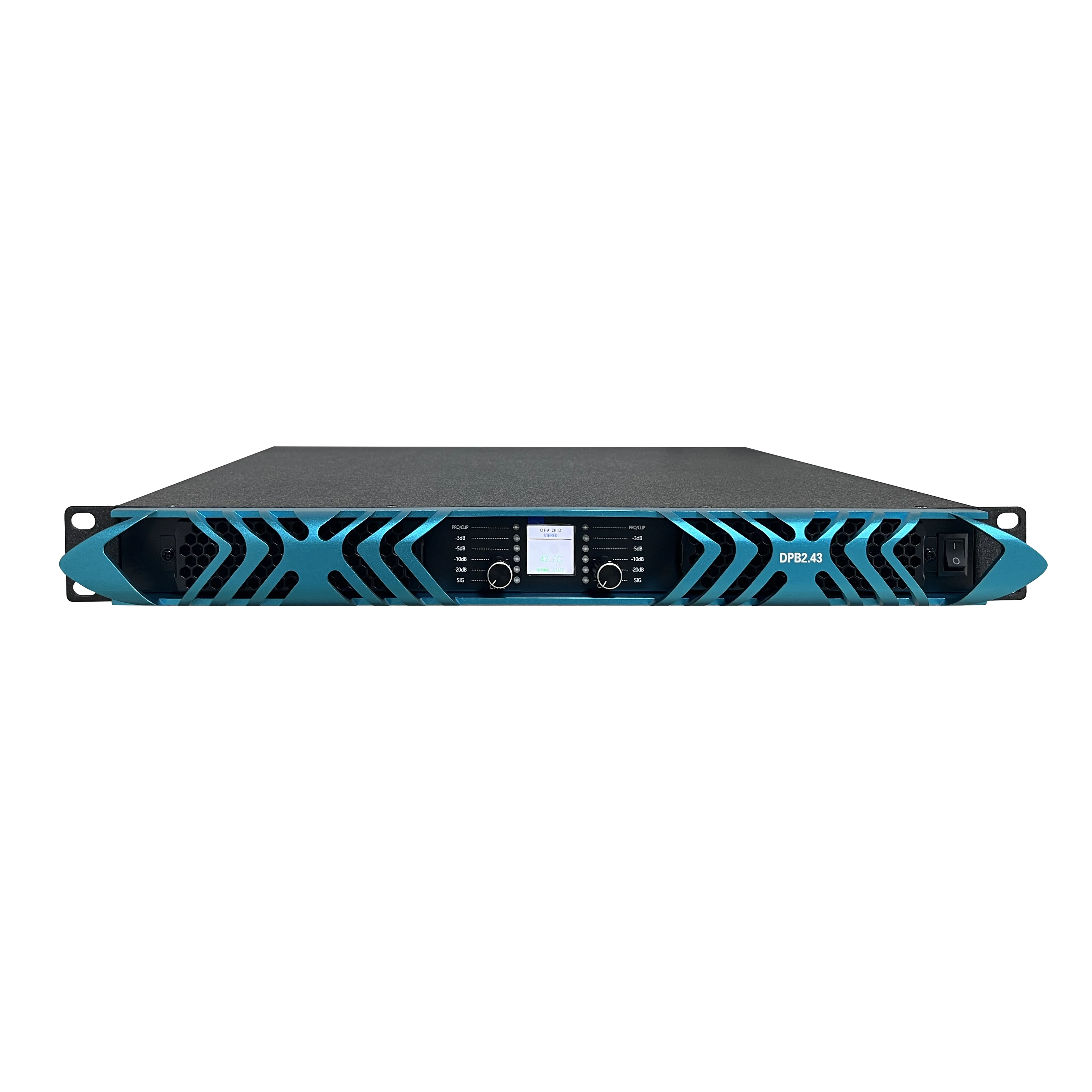 Hifi Digital 2 Channel 2x4300W 8Ohm PRO Audio Power Amplifier XLR Metal