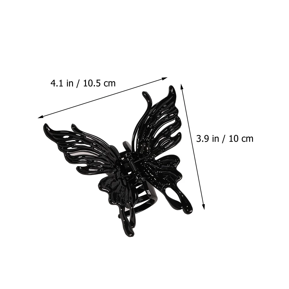 

3pcs Big Butterfly Clip Claw Clips for Women Thick Short Back Hair Holder Plastic Barrettes Large Modeling Hair Claw Clips
