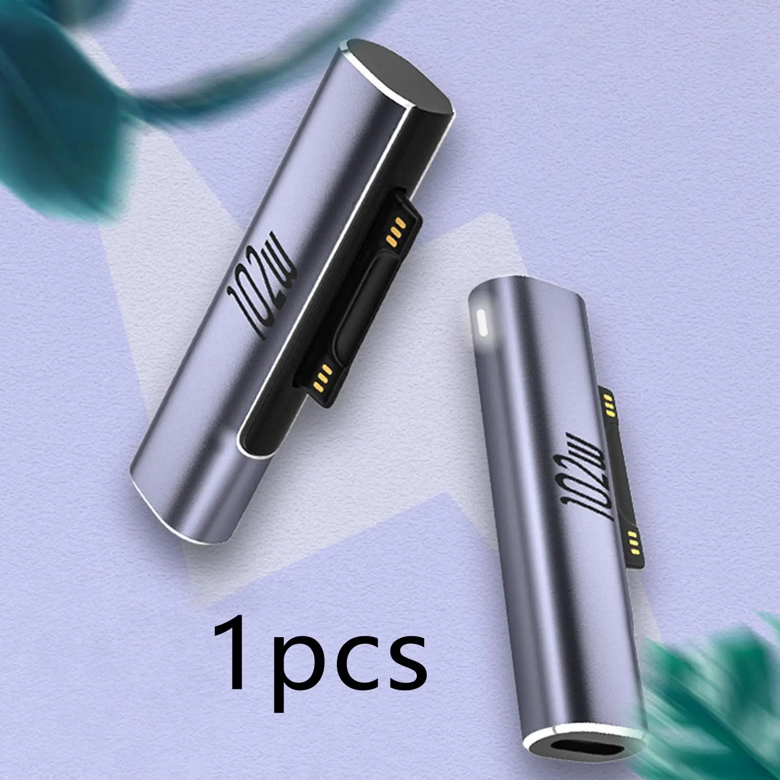 Converter Charger Microsoft Surface Pro PD Female Microsoft Surface Pro x 8 7 6 5 4 3 Go Book 102W Type C Connector for Laptop