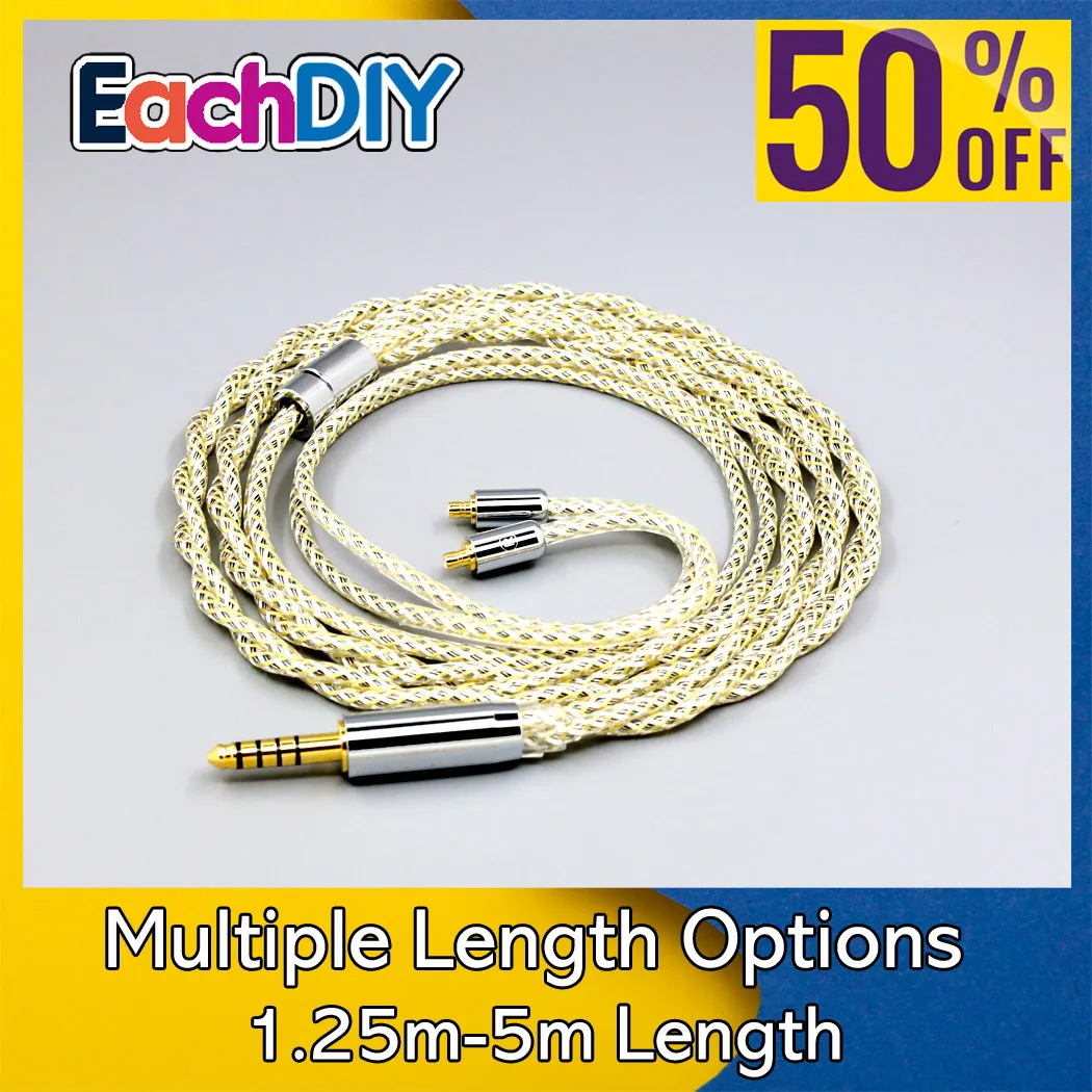 

Кабель для наушников TypeS 23AWG Litz Shielding Silver OCC для Acoustune HS 1695Ti 1695Ti 1655CU LN008947