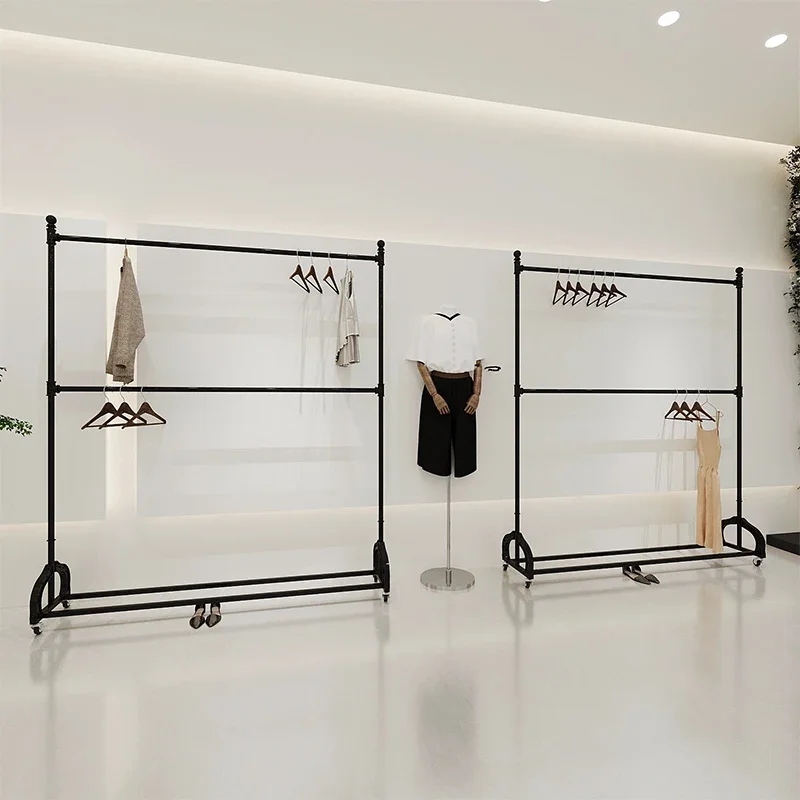 Black Balcony Coat Racks Minimalist Vintage Nordic Modern Coat Racks Bedroom Library Tendedero Ropa Plegable Home Furniture