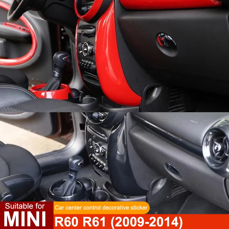 

For MINI Cooper S JCW R60 R61 Countryman Car Center Control Panel Decorative Cover Sticker Interior Modification Accessories
