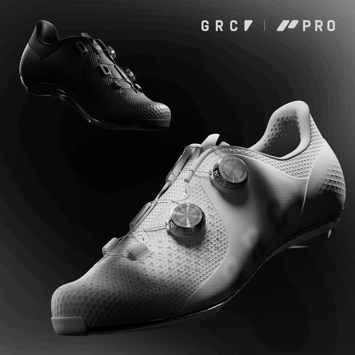 GRC Pro Cycling Shoes Unisex Road Bike Pedal Shoes Breathable Upper Cycling Sports Shoes