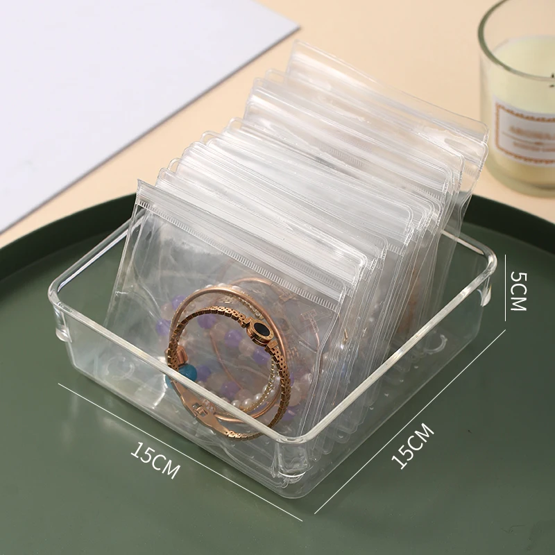 Jewelry Storage Book Fashion Fine Jewelry Display Anti-oxidation Bags Desktop Drawer Earrings Jewelry Organizer Packaging Box