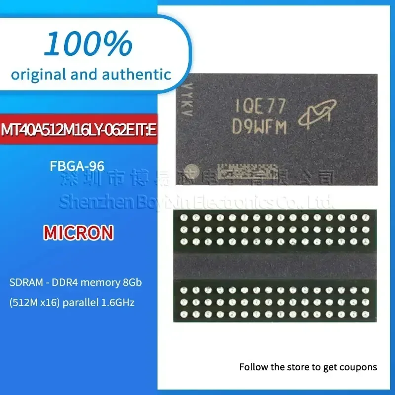 

D9WFM MT40A512M16LY-062E IT:E Black plastic shell