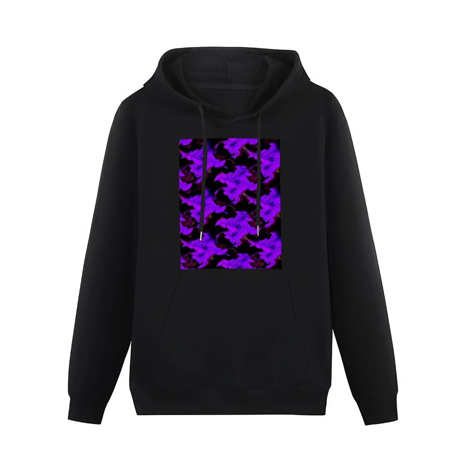 purple swirl Pullover Hoodie men's clothes japanese style autumn hoodie