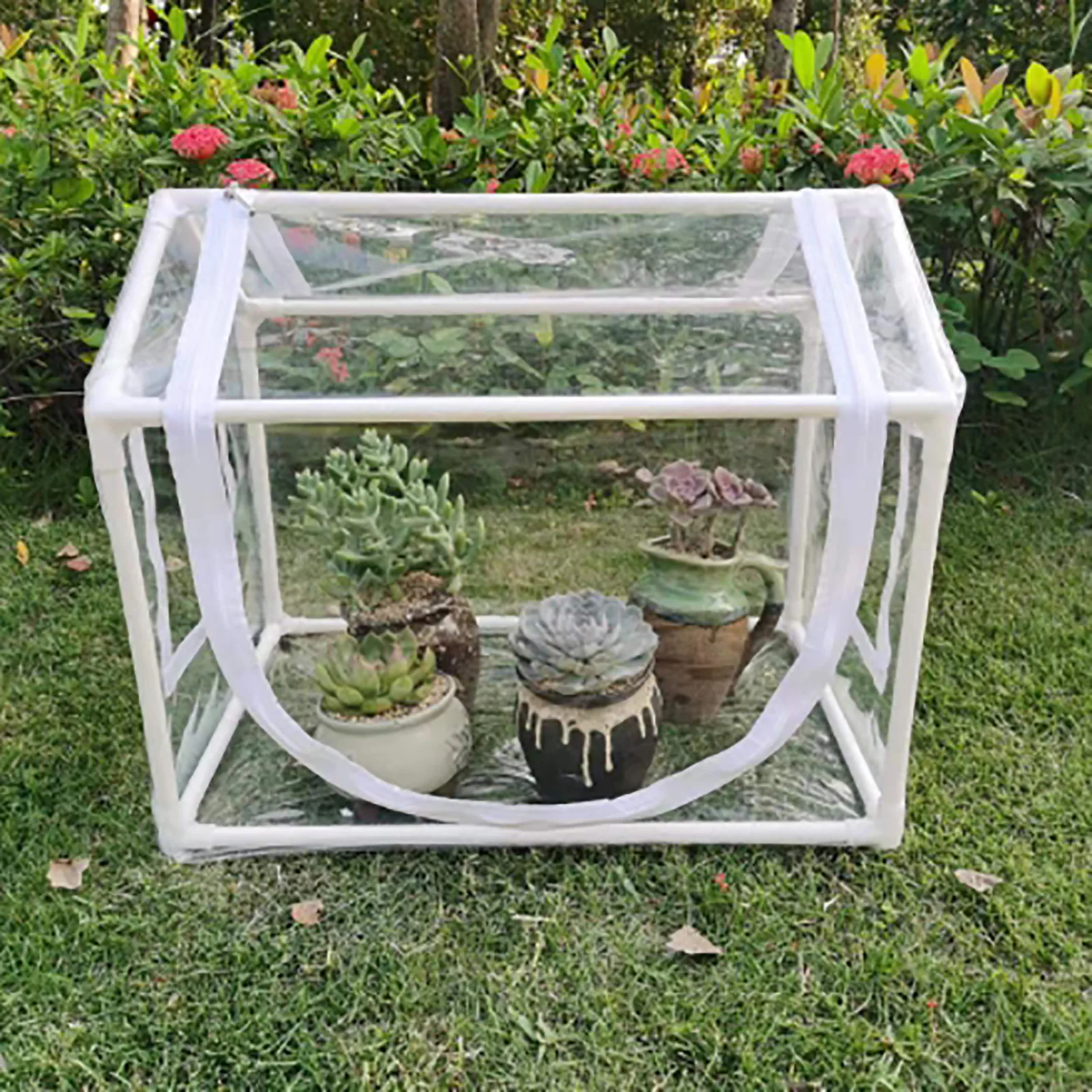 Greenhouse Cover Flower House Mini Gardening Plant Flower Tent With Frame Greenhouse Cover Cold Frost Protector Gardening Plants