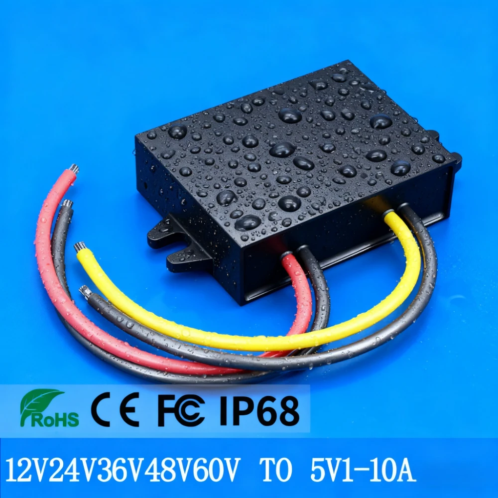 

DC to DC Converter 12V24V to 5V 1A 2A 3A 5A 6A 8A 10A DC-DC Step-down Model Voltage Regulator Buck 12V 24V 36V 48V 60V to 5V