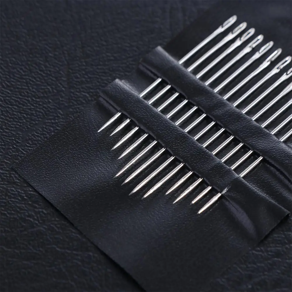 

12Pcs Side Hole Blind Needle Stainless Steel Premium Sewing Needles Durable Easy-thread Threading Needles Elderly
