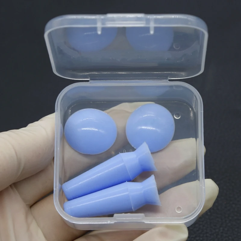 Soft Silicone Embedding Eyeball Protector Cover with Absorber Ocular Shield for Blepharoplasty Instruments Ophthalmic Surgery