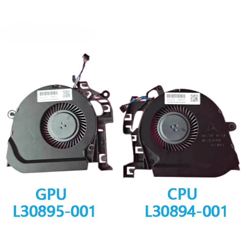 ORIGINAL LAPTOP CPU GPU COOLING FAN For HP ZBook Studio 15 G5 G6 L30894-001 L30895-001