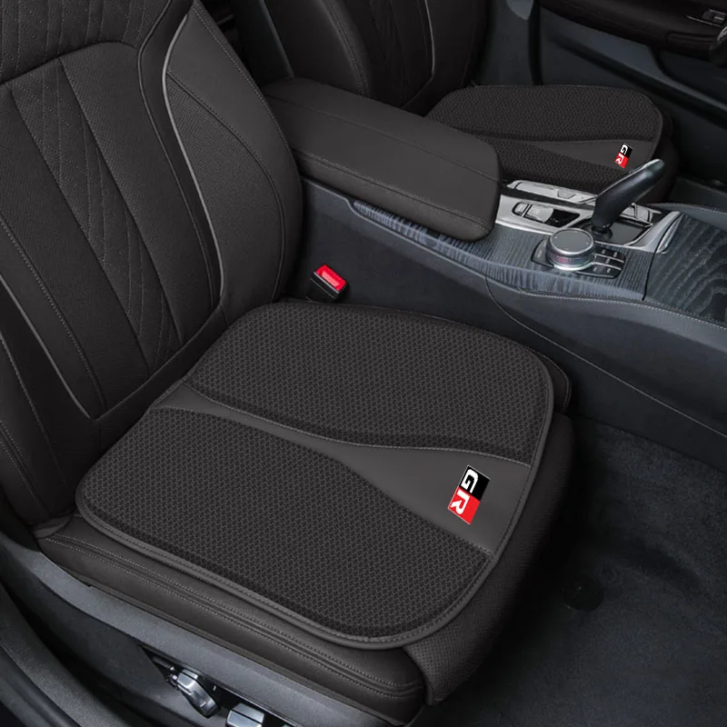 Car Seat Cushion Summer Ice Silk Breathable Anti-slip Driver's Seat Inside For Toyota GR Fortuner Gazoo Racing GR86 Innova