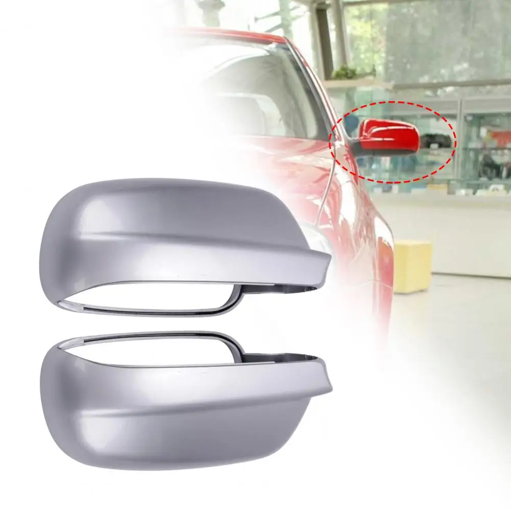 

Practical Reliable Auto Silver Rearview Mirror Covers 3B0857538B 3B0857537B Wear-resistant Compact Rearview Mirror Covers