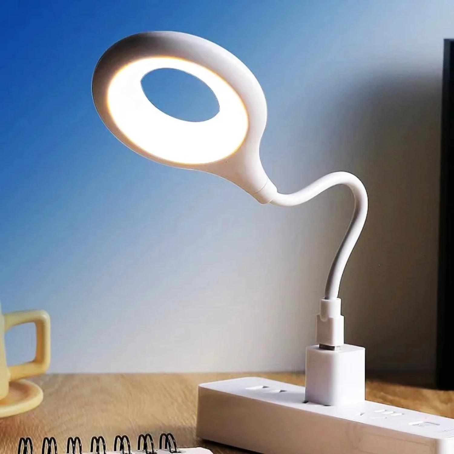 

New Stylish, Convenient and Portable USB Eye Protection Table Lamp - Perfect Handy Night Light for Late Night Reading or Student