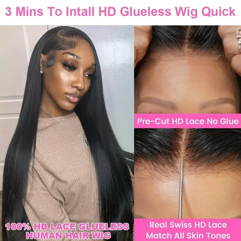 الذهبي 200 الكثافة 30 40 بوصة العظام مستقيم 13x4 HD الدانتيل الباروكة الأمامية قبل قطعها 5X5 غلويليس الدانتيل البرازيلي خصلات الشعر المستعار الإنسان #3