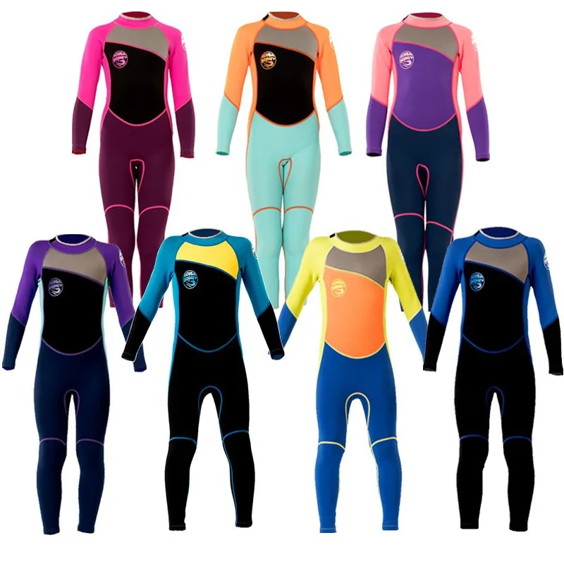 New Wetsuit for Kids with Full Body Coverage and Sun Protection Versatile Kids Wetsuit for Snorkeling  Diving and Water Sports