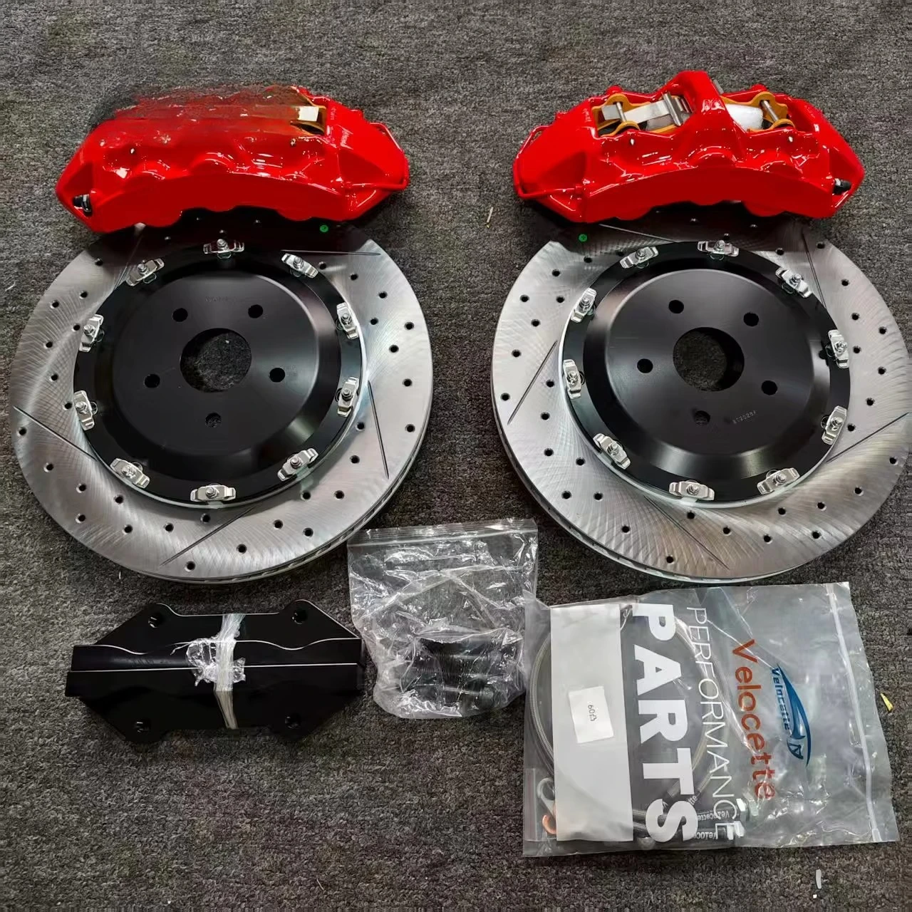 Factory Big Brake Calipers 6 Piston Color logo Style for to yota Mark X Bm w X1 X5 X3 E90 92 F22 F30