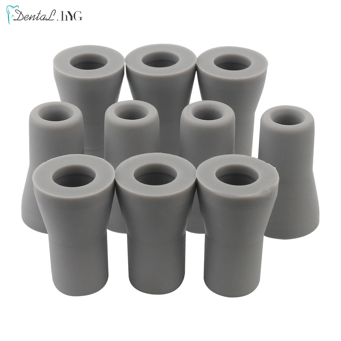 10 Pcs Dental Saliva Ejector Weak Suction Rubber Snap Tip Adapter Replacement Dental Tooth Chair Accessories Consumables