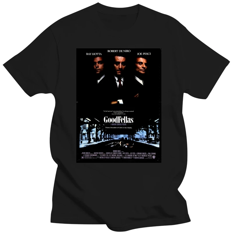 Goodfellas Movie Poster Unisex Fashions T-Shirt Motorcycle Tshirt Motorcyclist T-Shirt Oversized Tshirts Airborne Forces Xuprjm