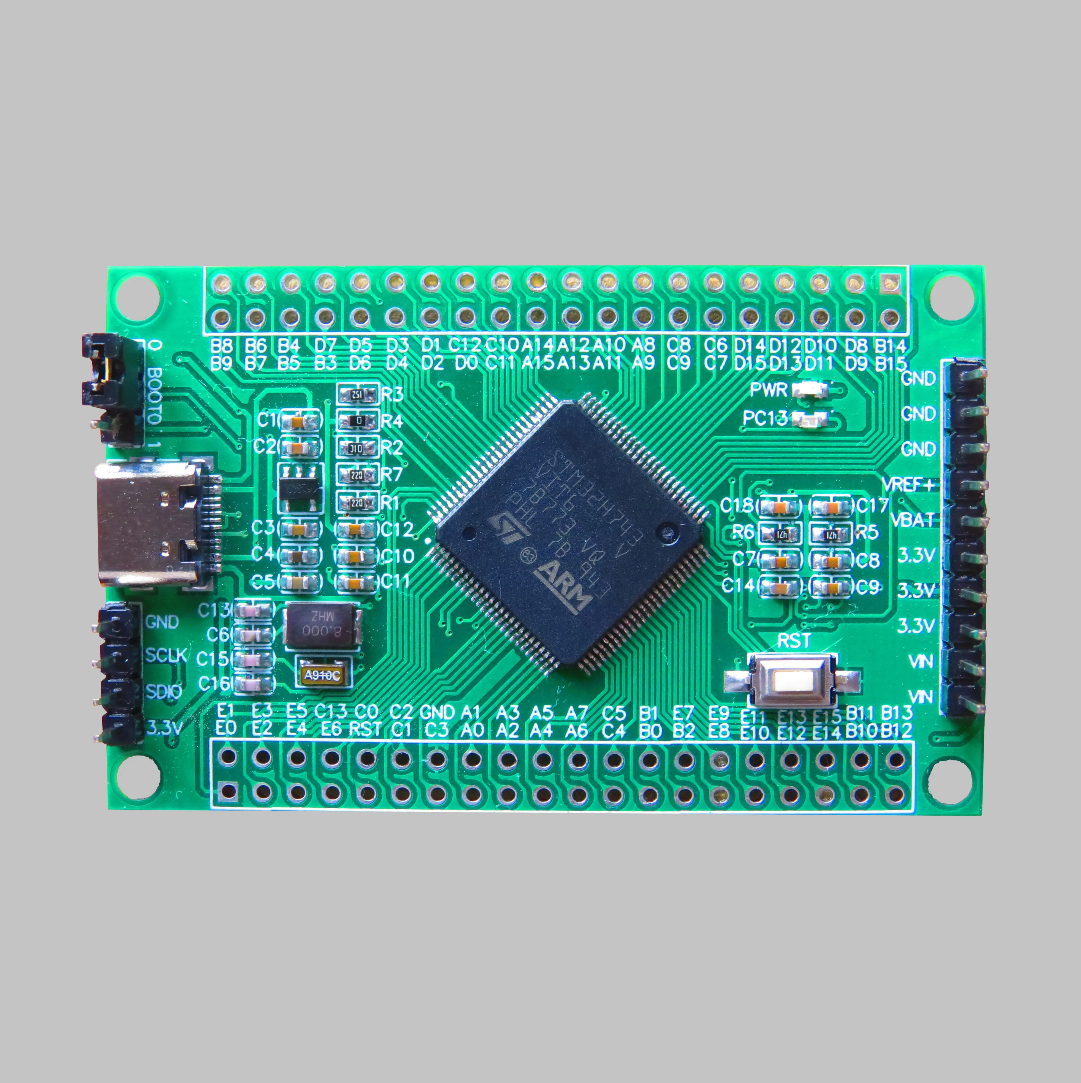 STM32H743VIT6 Microcontroller H7 Core Board 100PIN Evaluation Board