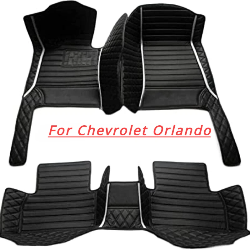 

Custom for Chevrolet Orlando 5/7 seats Leather Car Floor Mats All Surround Fit Accessories Auto Carpets Rugs Interior 2011-2023