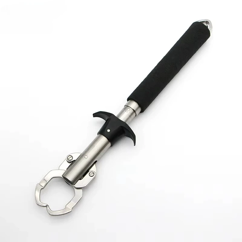36KG/80Lb Heavy Duty Fishing Grabber Stainless Steel Fish Lip Grip with Weight Scale