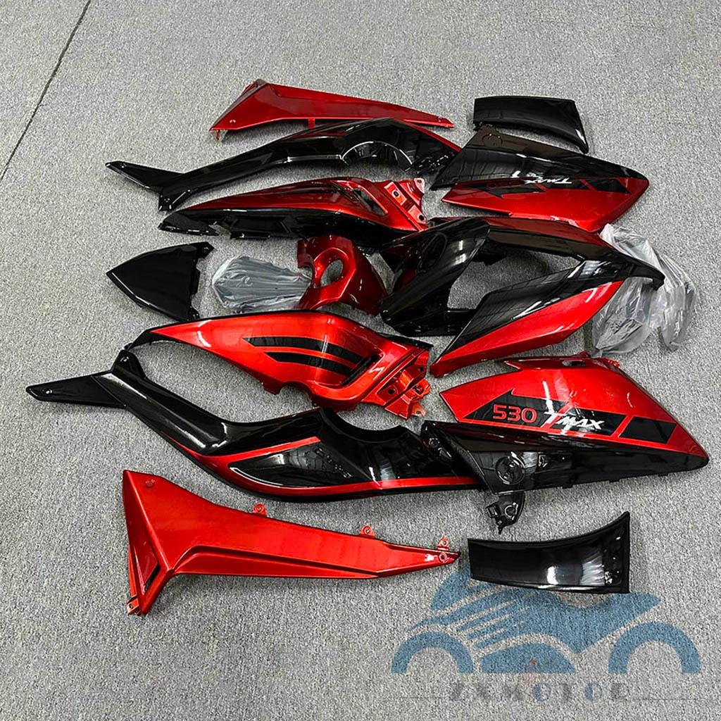 Fairing kit for Yamaha TMAX530 T-MAX530 2015 2016 Red Black Motorcycle fairings shell