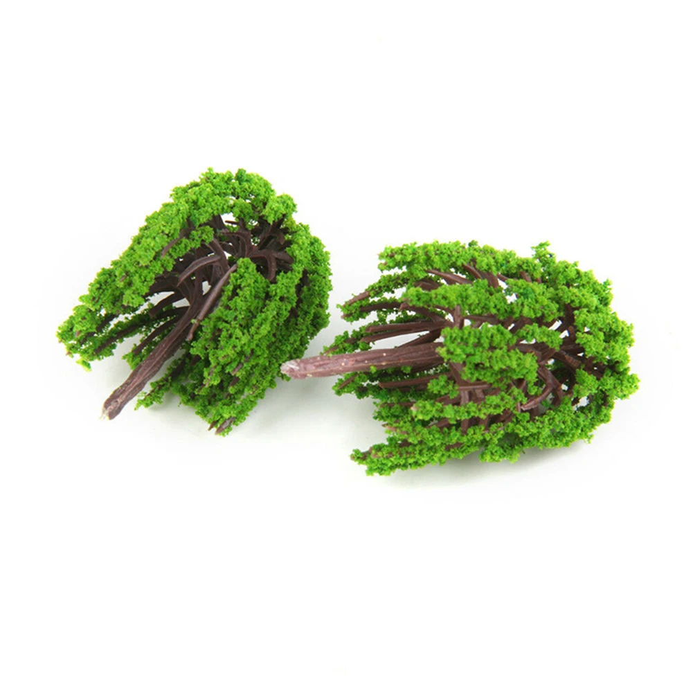 

Pack Of 30 Decorative Simulation Trees Each Measuring 4 5cm Tall Ideal For Railroad Models And Outdoor Scenery Enhancement