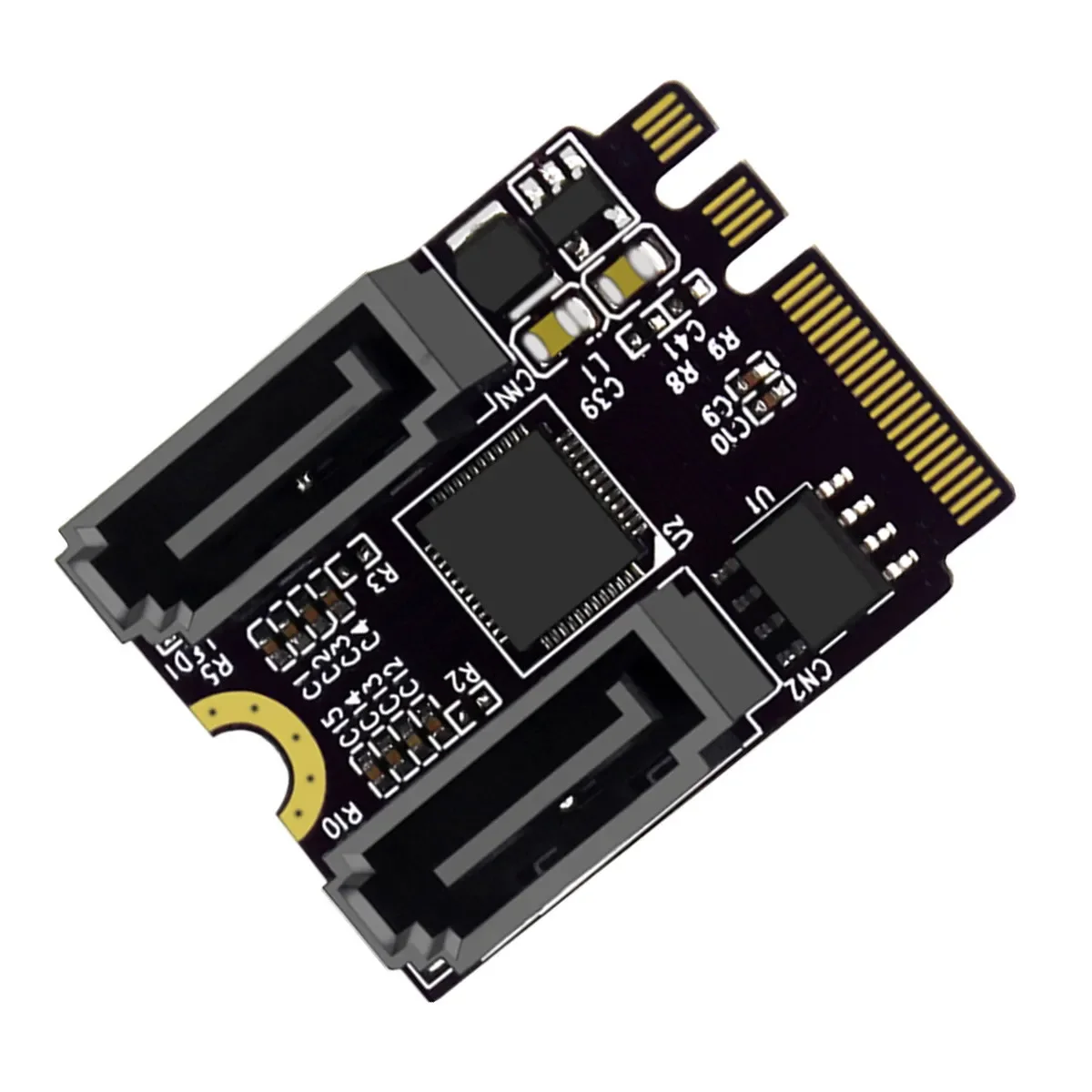 M2 NGFF KEY A-E Локтевой адаптер, расширение, порт WIFI к адаптеру жесткого диска SATA, бесплатный диск, многофункциональный адаптер 1–2