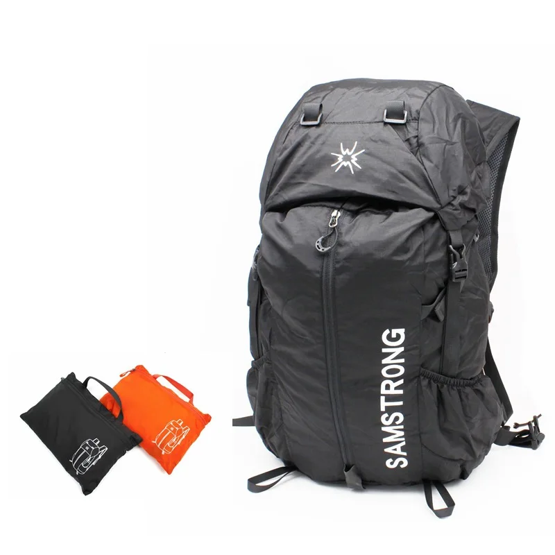 Imagem -03 - Bolsa de Pele Dobrável Respirável Bolsa de Esportes ao ar Livre Acampamento Trekking Packag Suporte de Caminhada Suspensão Backsack Pode Armazenar Novo Primavera