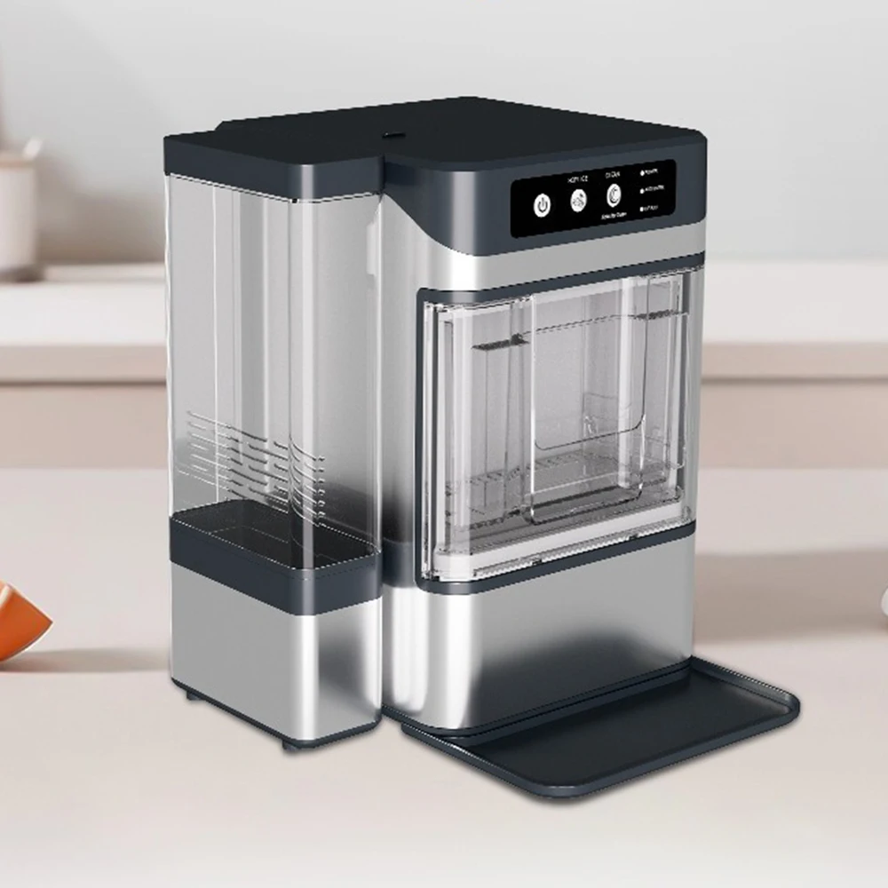 スマートミニポータブル卓上製氷機、ホテル用自動電動液体冷凍庫プラスチック製氷機