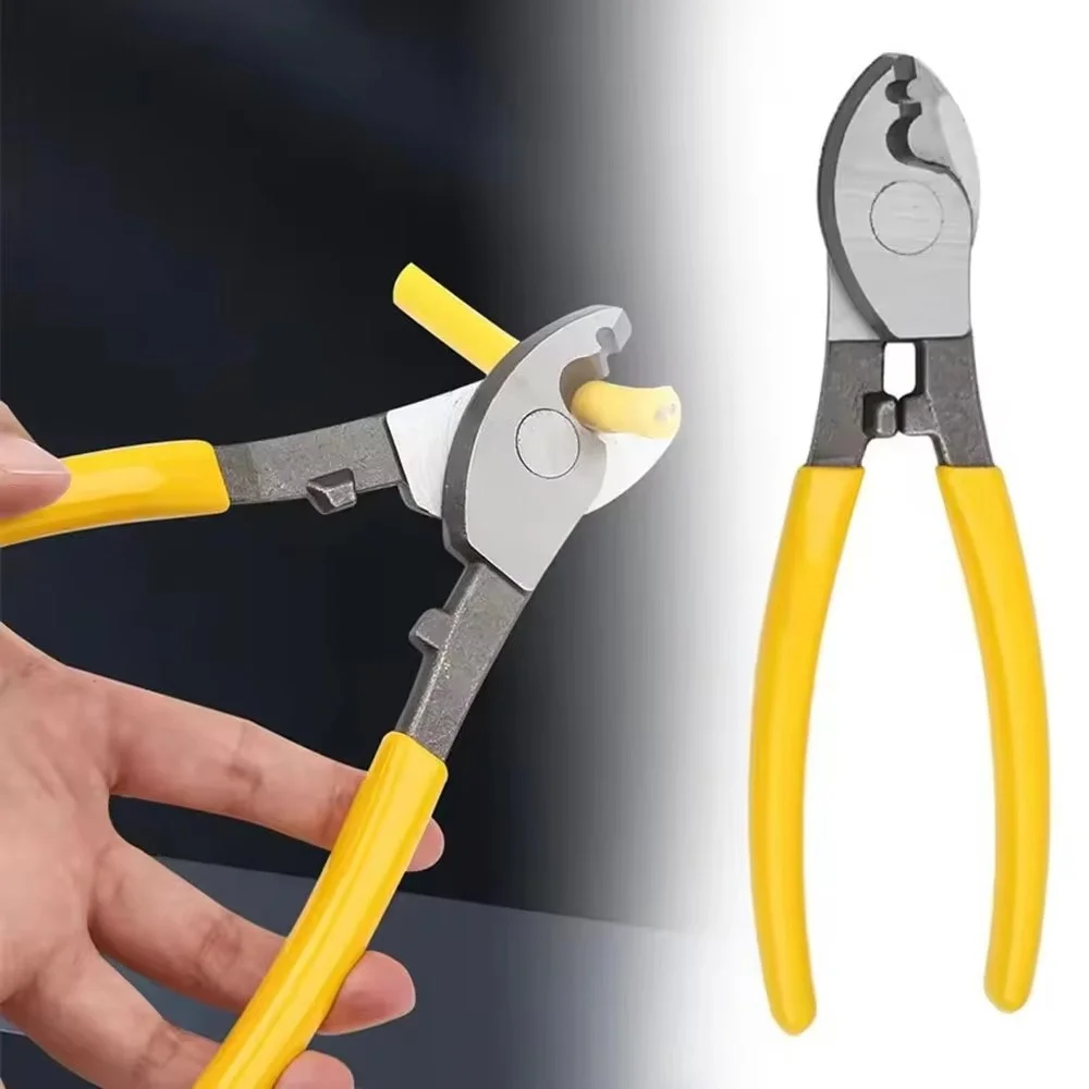 Electrician Hand Tool Multi‑Purpose Cable Shears Wire Stripping Cutting Plier For Electrical Wire Processing Maintenance Work