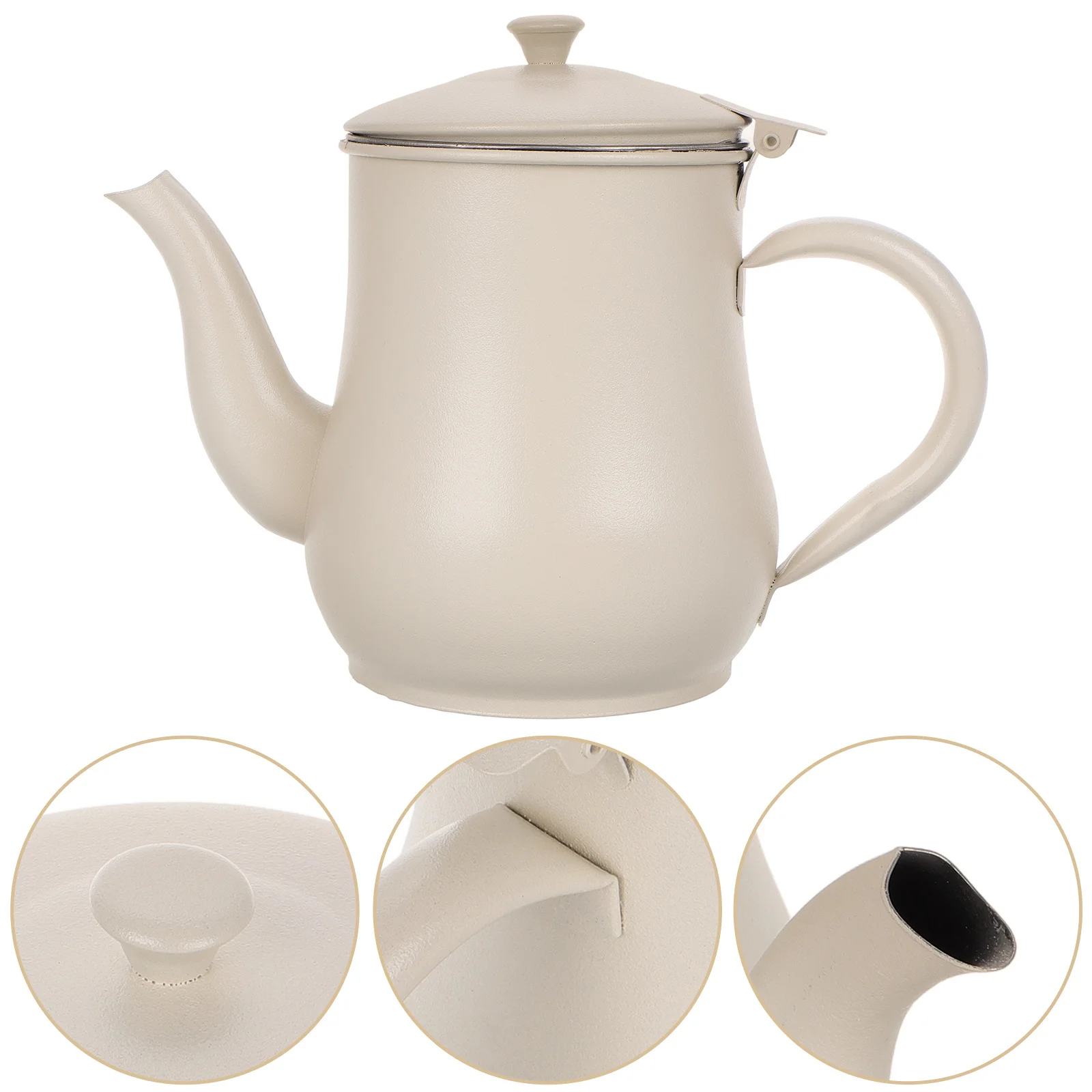 

Stainless Steel Filter Thickened Design Built-In Strainer For Grease Separation Kitchen Dispenser Container Frying Sauce