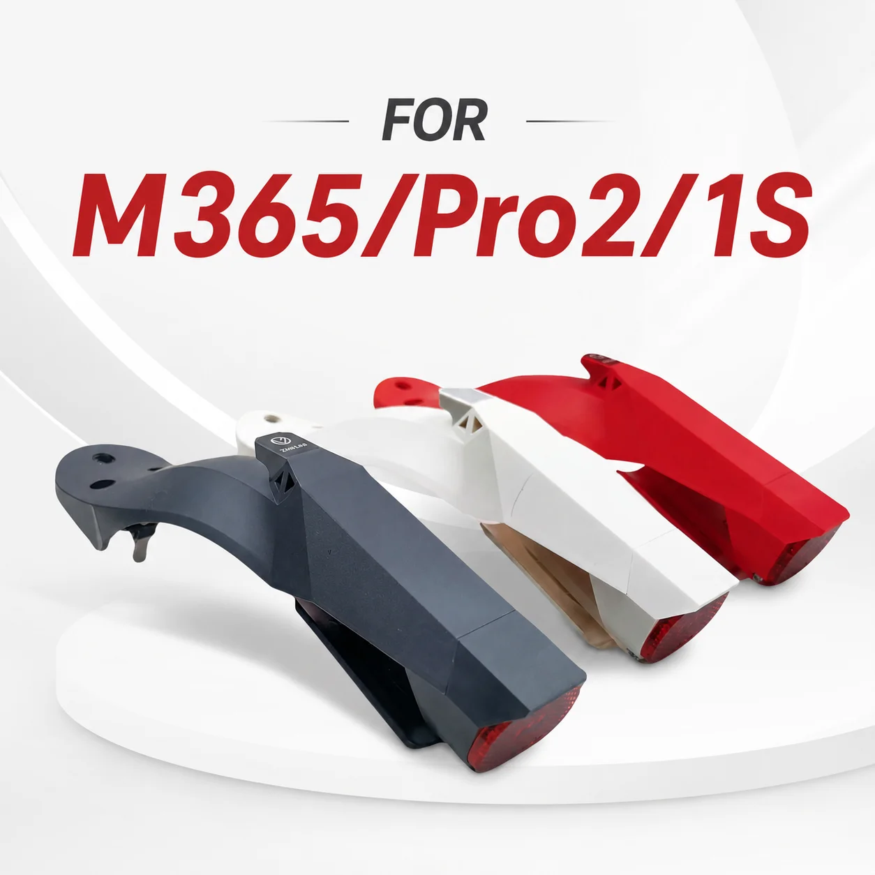 

For Xiaomi M365/Pro2/1S Scooter Complete Rear Mudguard Assembly with Integrated LED Tail Light Parts