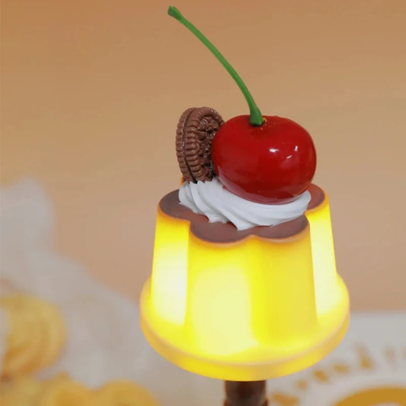 ضوء ليلي للبودنج القديم، ضوء ديكور سطح المكتب، مصباح طاولة LED لغرفة النوم مع بطارية، ضوء نوم بجانب السرير، مناسب للهدايا