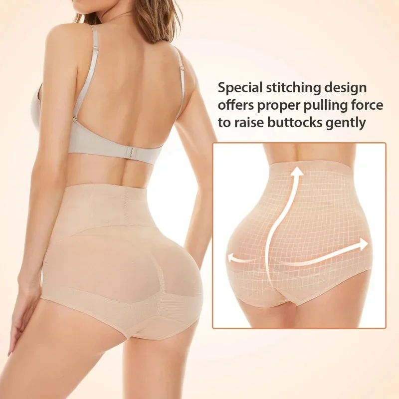 Shapewear for Women Tummy Control Panties Butt Lifter Body Shaper Mesh Seamless Shaper Briefs Waist Slimmer Girdle Underwear image 3