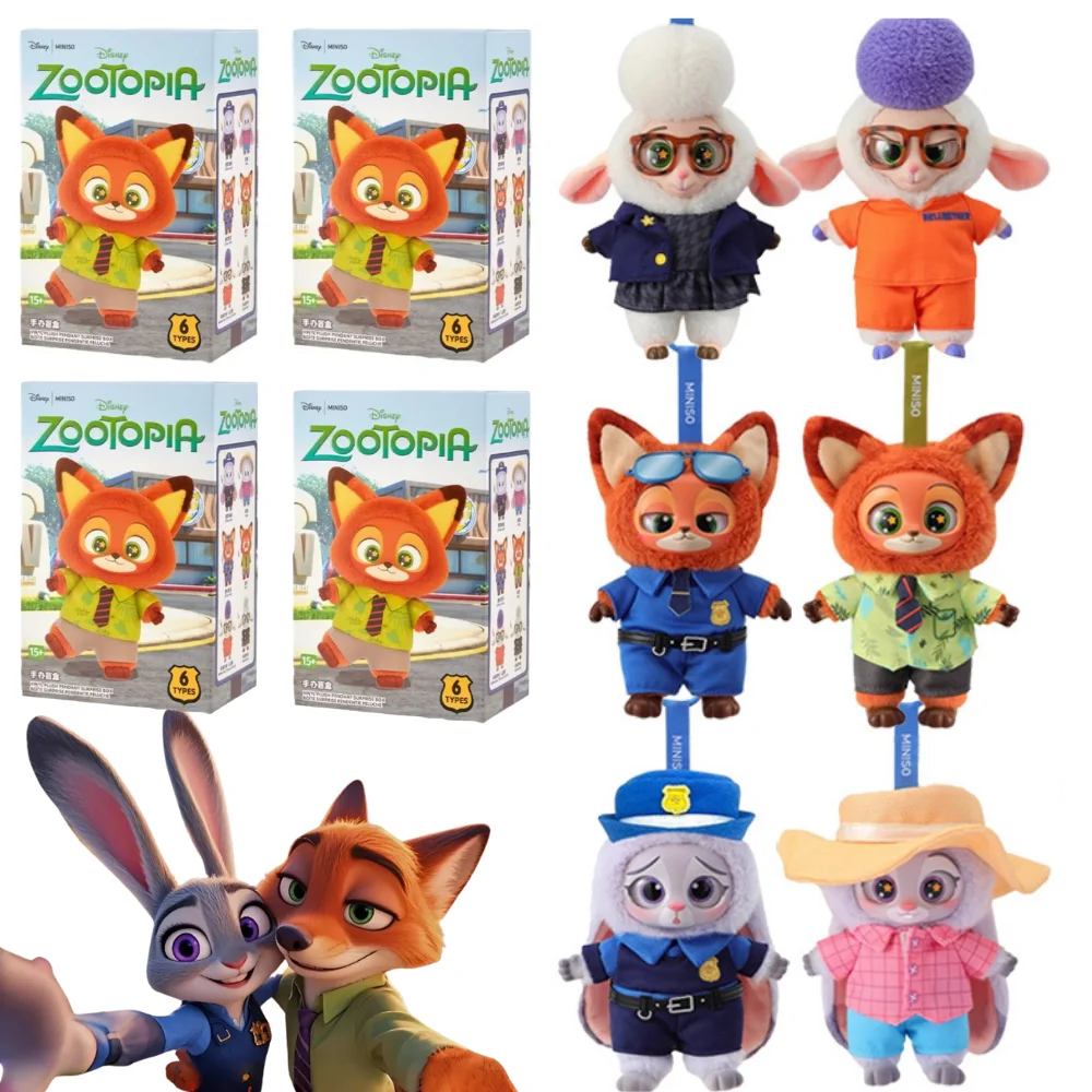 

Disney Zootopia слепая коробка милый Ник Джуди фигурка плюшевая виниловая кукла загадочная коробка аниме фигурки мультфильм коллекция модель игрушки #