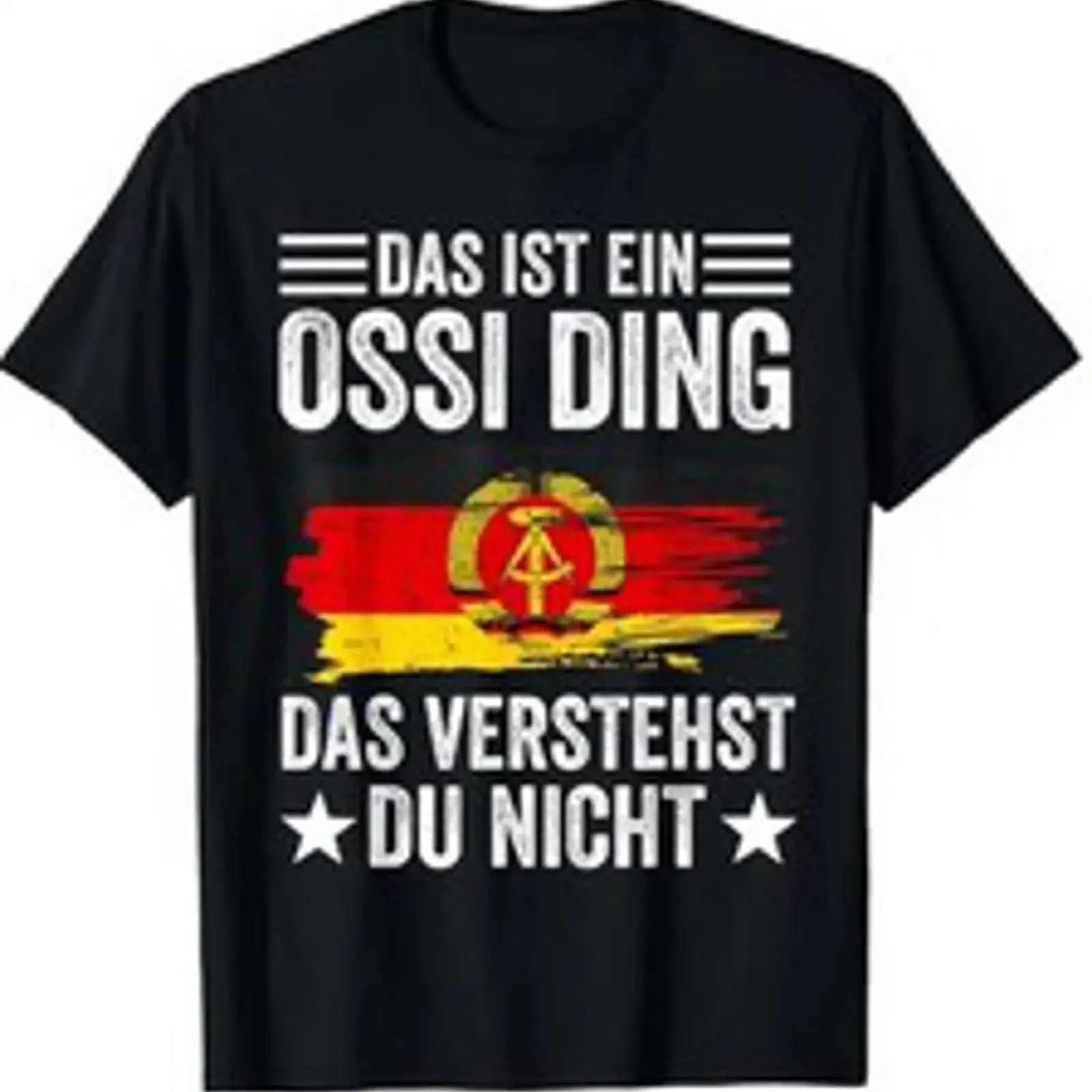 Das ist ein Ossi Ding verstehst du nicht Herren T Shirt DDR Fun bis 8XL vintage Washed Unisex designer clothes fashion Soft