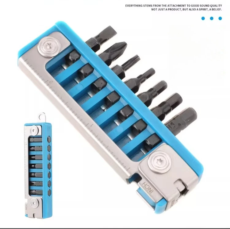 

New Folding Screwdriver Portable One Character Cross Multifunctional Keychain Mini Screwdriver Portable EDC Pendant