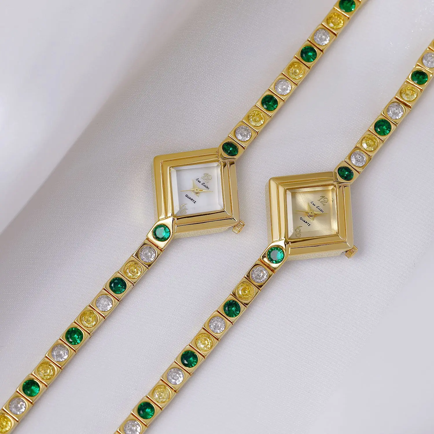 Los mejores regalos para mujer, relojes inusuales con diamantes, reloj de cuarzo de lujo Vintage, relojes de pulsera impermeables a la moda para mujer