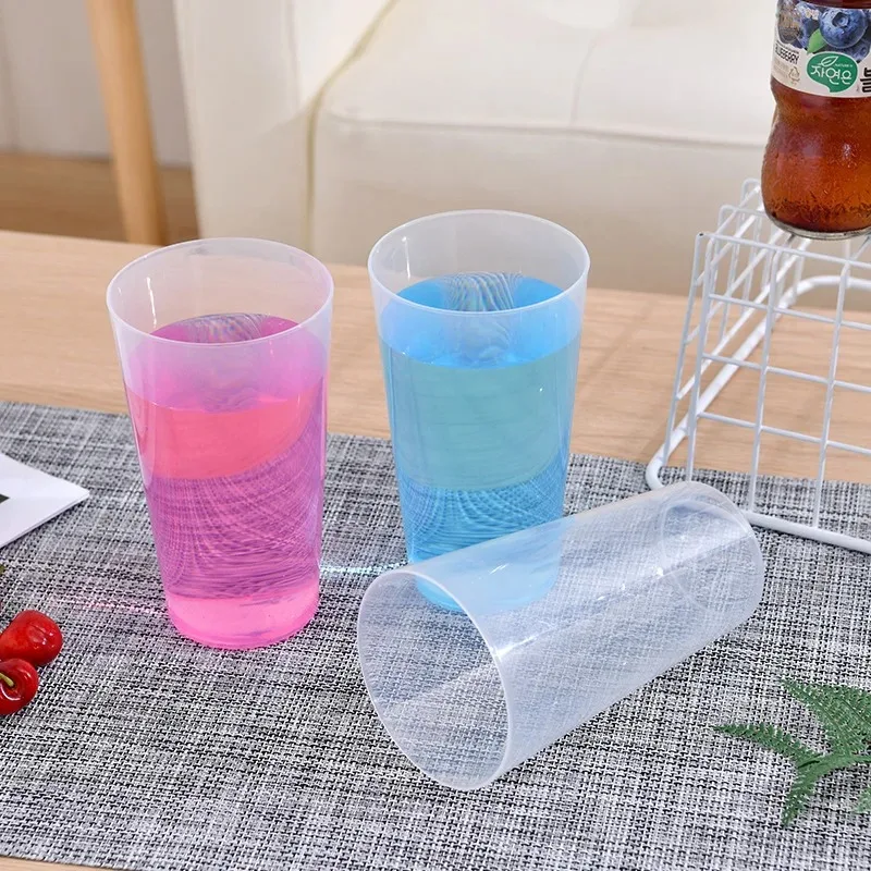 

Soft Plastic Cups 160ml Milk Coffee Beer Mugs for Party Bar Outdoor Portable Camp Picnic Travel Tumbler Candy Reusable
