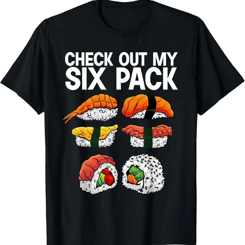 Camiseta de comida japonesa con diseño de sushi genial para los amantes del salmón