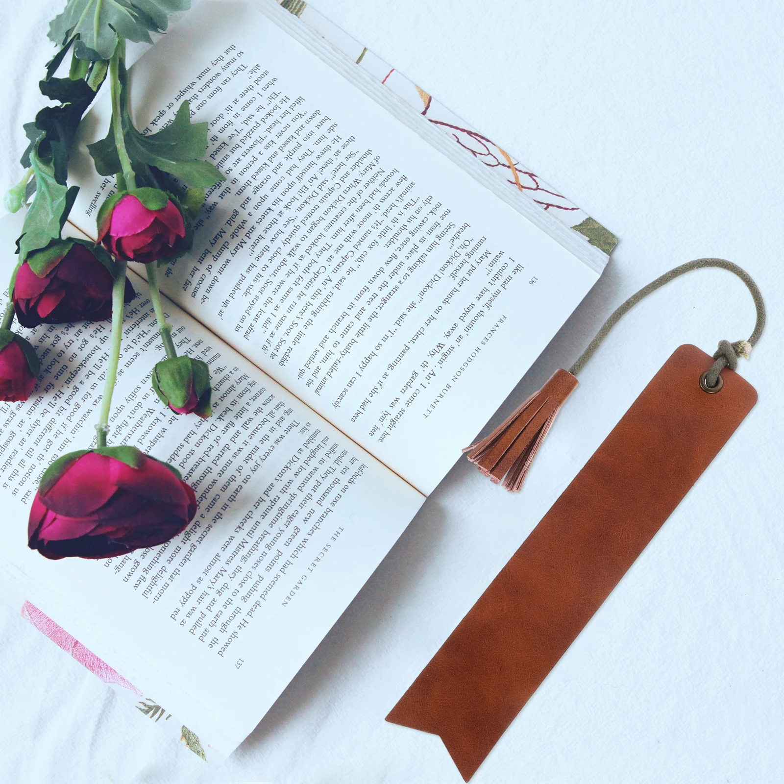 

Retro Bookmarks DIY Page Marker Bookmark For Kids 18x4cm Light Brown Color Student Supplies Gift Bookmark