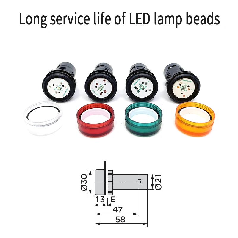 LED signal indicator light XB2 BVM3LC/4LC/5LC Red Green Yellow Blue White BVB3LC/4LC 24V 220V