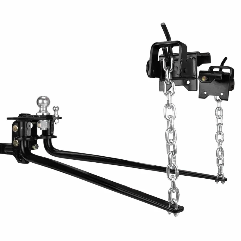 Weight distribution hook Adjustable swing control Interchangeable spring bar