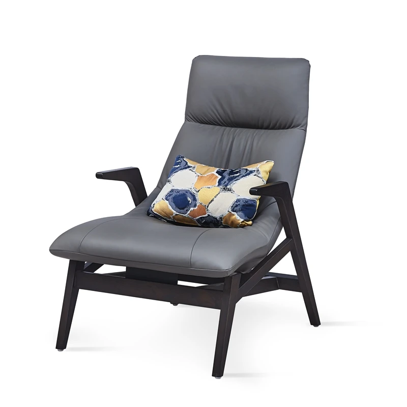 Modern Fabric Accent Chair Living Room Furniture Nordic Rest Waiting Chair Metal Tube