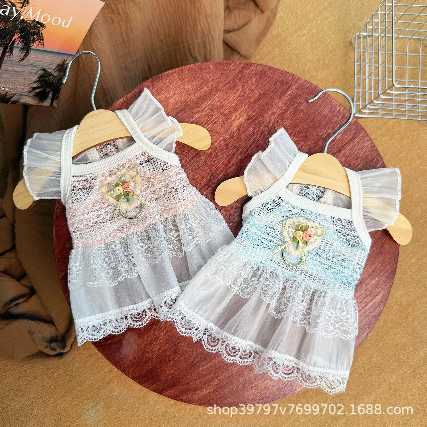 Vestido de verano transpirable para gatos y perros, malla ligera - imagen 3