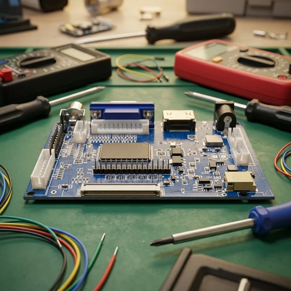 VS-TY2662-V1 LCD Controller Board For Vga 2AV Input For Ttl LVDS Output For 7 8 Inch AT070TN90 AT070TN92 AT070TN94 Display