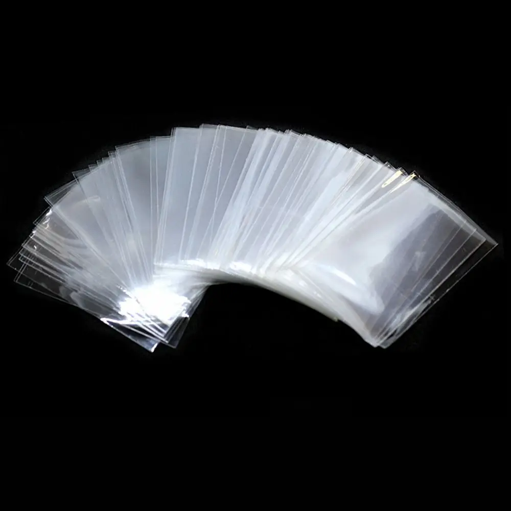 100Pcs/Bag 65*92mm/59*91mm New Card Sleeve Cards Protector Magic Game Play Card Transparent Outdoor Board Games Accessories