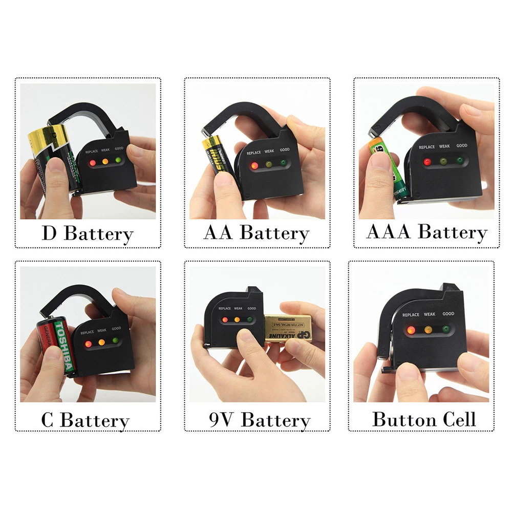 

72 Tester Storage Organizer Case Holds AAA AA 9V Includes Removable Tester Neatly Store Wall Mountable